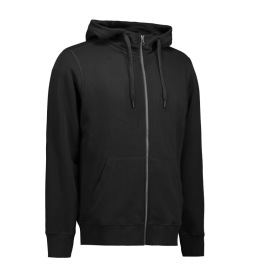 ID 638 CORE HOODIE FULL ZIP SWEATER Kleur BLACK