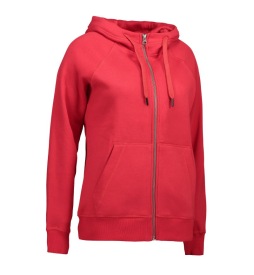 ID 639 CORE HOODIE FULL ZIP LADIES SWEATER Kleur RED