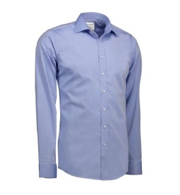 Fine Twill - Long Sleeve Slim Fit Kleur LIGHT BLUE