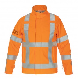 Hi-vis softshell Hydrowear Menorca multinorm Kleur FLUORESCENT ORANGE