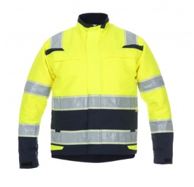 Hi-vis jas Hydrowear Idro Glow in the dark Kleur FLUORESCENT YELLOW/NAVY