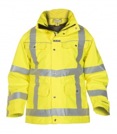 Hi-vis Parka Hydrowear Franeker SNS Kleur FLUO GEEL