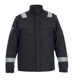 Hi-vis softshell Hydrowear Menorca multinorm Kleur BLACK