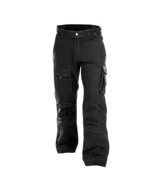Jackson 340gr Canvas werkbroek met kniezakken Kleur ZWART