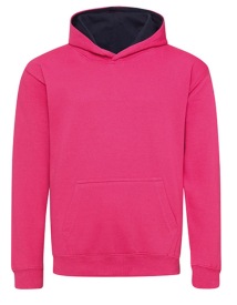 Kids? Varsity Hoodie Kleur HOT PINK