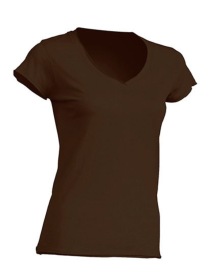 Ladies? V-Neck Sicilia Kleur CHOCOLATE