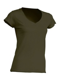 Ladies? V-Neck Sicilia Kleur KHAKI