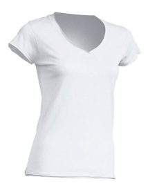 Ladies? V-Neck Sicilia Kleur WHITE