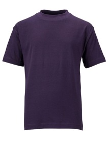 Junior Basic-T Kleur AUBERGINE