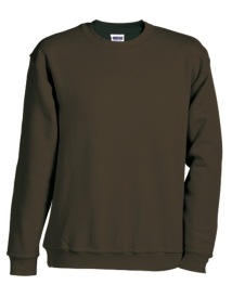 Round Sweat Heavy Kleur BROWN