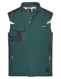 Craftsmen Softshell Vest -STRONG- Kleur DARK GREEN