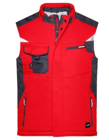 Craftsmen Softshell Vest -STRONG- Kleur RED