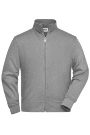 Workwear Sweat Jacket aqua XS Kleur grey-heather