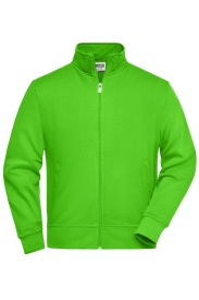 Workwear Sweat Jacket aqua XS Kleur lime-green