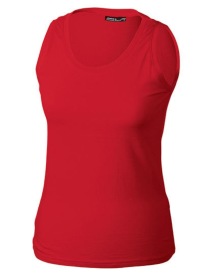 Ladies? Tank Top Kleur RED