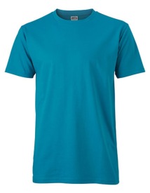 Men?s Slim Fit-T Kleur CARIBBEAN BLUE