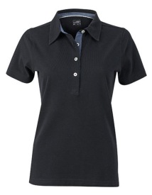 Ladies? Plain Polo Kleur BLACK