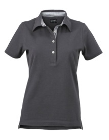 Ladies? Plain Polo Kleur GRAPHITE (SOLID)