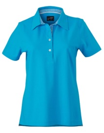 Ladies? Plain Polo Kleur TURQUOISE