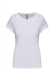 Ladies' crew neck short-sleeved t-shirt K3013 Kleur WHITE