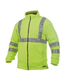 Kaluga Hoge zichtbaarheidsfleecevest Kleur FLUOGEEL
