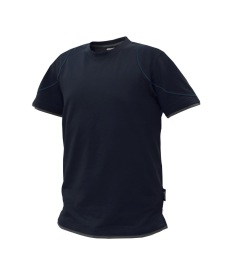 Kinetic T-shirt Kleur NACHTBLAUW/ANTRACIETGRIJS
