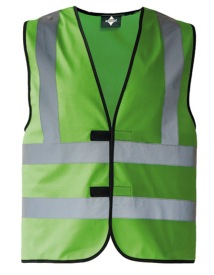 Safety Vest With 4 Reflectors Hannover Kleur GREEN