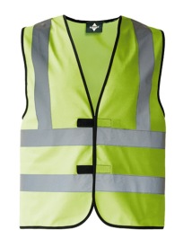 Safety Vest With 4 Reflectors Hannover Kleur LIME GREEN