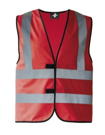 Safety Vest With 4 Reflectors Hannover Kleur RED