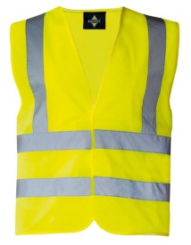 Safety Vest With 4 Reflectors Hannover Kleur SIGNAL YELLOW