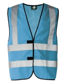 Safety Vest With 4 Reflectors Hannover Kleur SKY BLUE