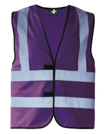 Safety Vest With 4 Reflectors Hannover Kleur VIOLETT
