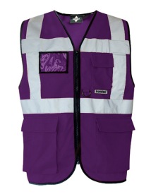 Executive Safety Vest Berlin Kleur VIOLETT