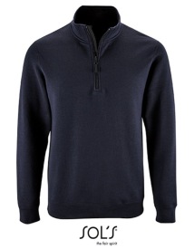 Sweater Zip High Collar Stan Kleur FRENCH NAVY