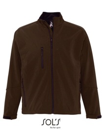 Men's Softshell Jacket Relax Kleur DARK CHOCOLATE
