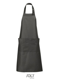 Voorbindschort Long Apron Gala Kleur DARK GREY (SOLID)