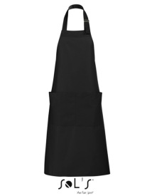 Voorbindschort Long Apron Gala Kleur DEEP BLACK