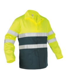 Lins Hoge zichtbaarheidswerkvest Kleur_basic line geel-groen
