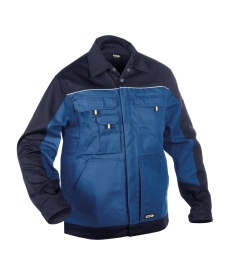 Lugano 245 gr Tweekleurige werkvest                Kleur KORENBLAUW/MARINEBLAUW