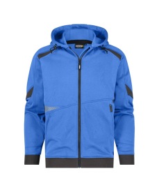 SWEATER DASSY LUNAX HOODED Kleur AZUURBLAUW/ANTRACIETGRIJS
