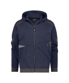 SWEATER DASSY LUNAX HOODED Kleur NACHTBLAUW/ANTRACIETGRIJS