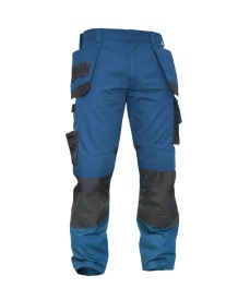Magnetic 250gr Holsterzakkenbroek met kniezakken Kleur AZUURBLAUW/ANTRACIETGRIJS