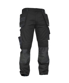 Magnetic 250gr Holsterzakkenbroek met kniezakken Kleur ZWART/ANTRACIETGRIJS
