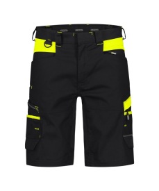 SHORT DASSY LOGYX MANILLA SMARTFLEX Kleur zwart/fluogeel