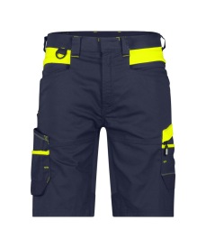 SHORT DASSY LOGYX MANILLA SMARTFLEX Kleur nachtblauw/fluogeel
