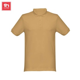 Heren polo shirt monaco Kleur zand