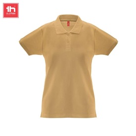 Dames polo shirt monaco women Kleur zand