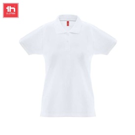 Dames polo shirt monaco women Kleur WIT
