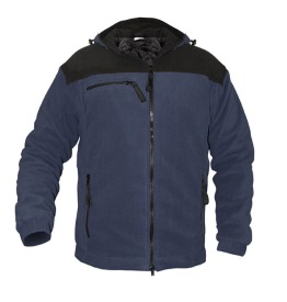 Moscou Fleecevest gevoerd Kleur MARINEBLAUW/ZWART
