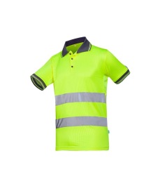 Naro Signalisatie polo Kleur FLUOGEEL